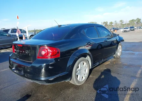 2013 Dodge Avenger Se z USA, uszkodzony, nr VIN 1C3CDZABXDN526221